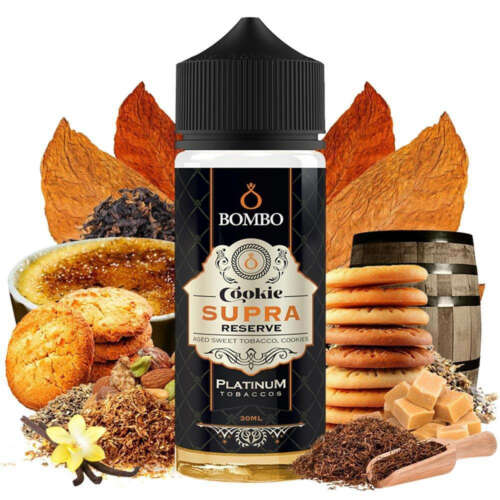 Bombo Platinum Tobaccos Cookie Supra Reserve 30ml/120ml Flavorshot