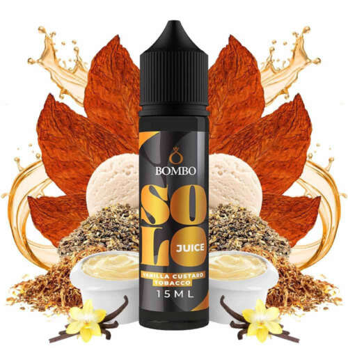 Bombo Solo Juice Vanilla Custard Tobacco 15ml/60ml Flavorshot