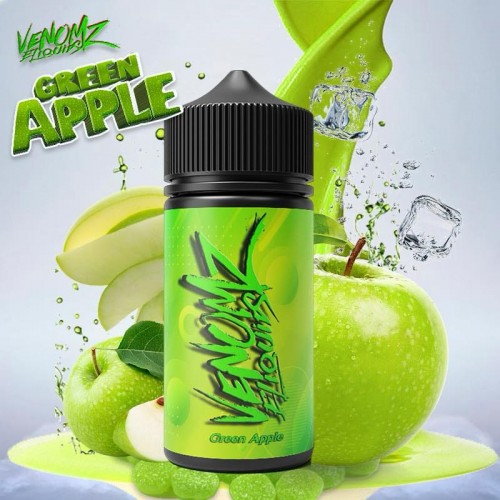 Green Apple ice Venomz Flavor Shot 24/120ml