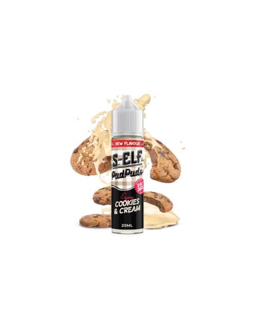 S-Elf Juice Pud Puds Cookies and Cream Flavour Shot 20/60ml