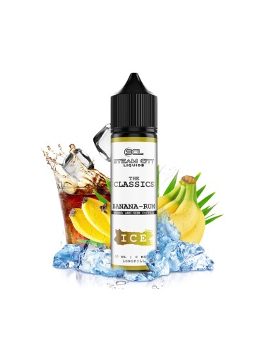 Steam City The Classics Banana Rum Ice Flavour Shot 10/60ml