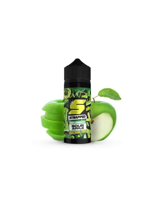 Strapped Reloaded Sour Apple Flavour Shot 24/120ml