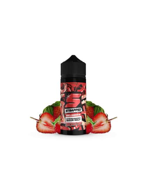 Strapped Reloaded Strawberry Sour Belt Flavour Shot 24/120ml