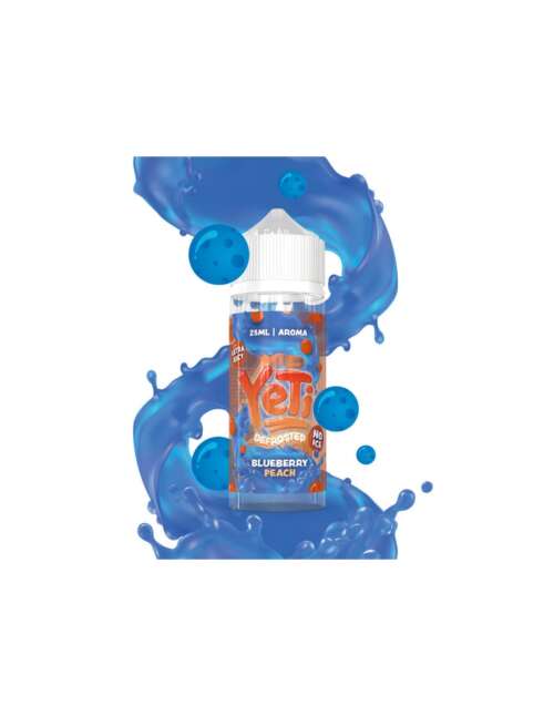 Yeti Defrosted Blueberry Peach Flavour Shot 25/120ml