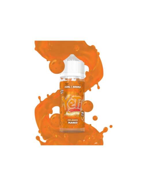 Yeti Defrosted Orange Mango Flavour Shot 25/120ml